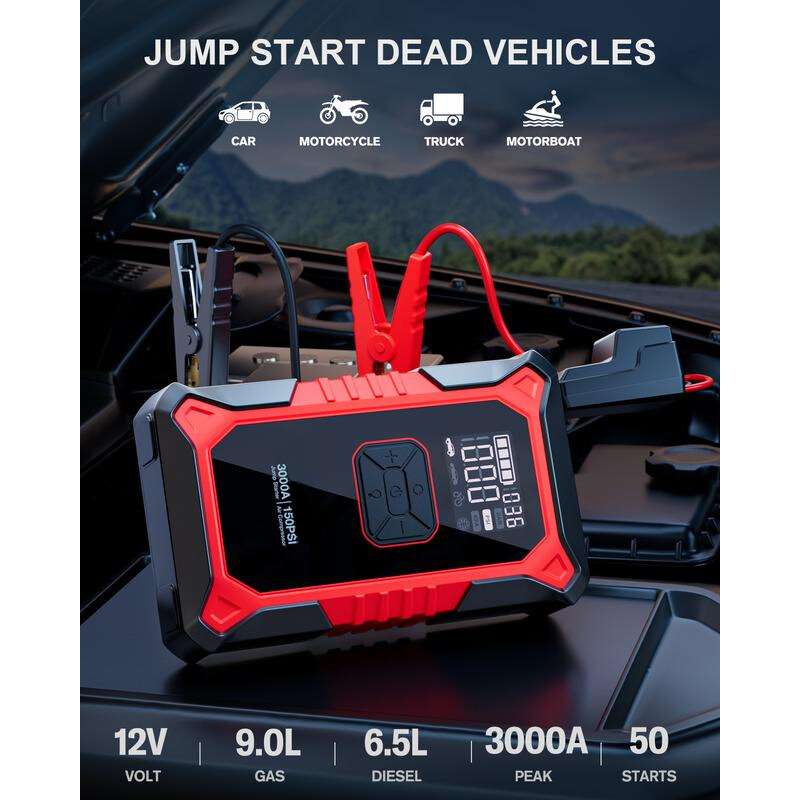 Compact Power Jump Starter