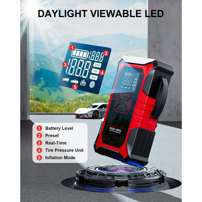 Compact Power Jump Starter