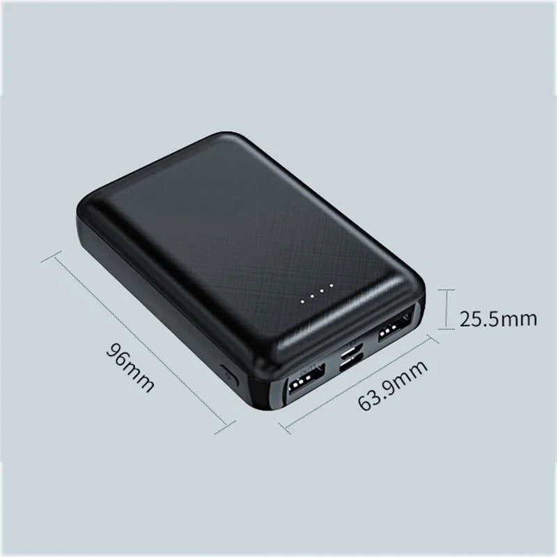 Ultra-Compact 20,000mAh Power Bank | 5V/2A Fast-Charge